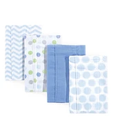 Luvable Friends Burp Cloths, 4-Pack