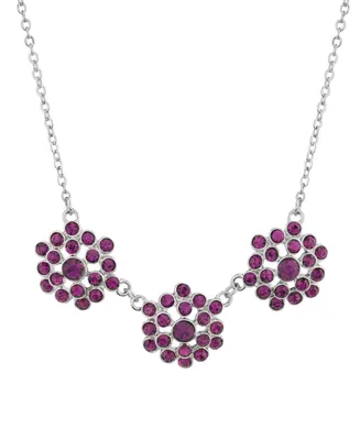 2028 Silver-Tone Collar Necklace