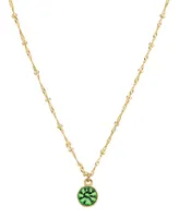 2028 14K Gold-Dipped Pendant Necklace