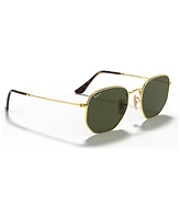 Ray-Ban Unisex Polarized Sunglasses, RB3548N Hexagonal Washed Evolve