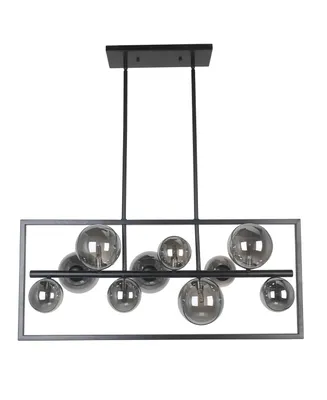 Dainolite 10 Light Halogen Horizontal Pendant