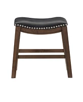 Gilman 18" Height Saddle Stool