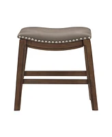 Gilman 18" Height Saddle Stool