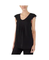 Ellen Tracy Yours to Love Short Sleeve Top