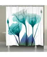 Laural Home Ombre Bloom Shower Curtain