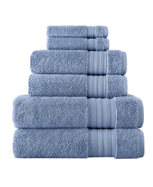 Laural Home Spa Collection 6-Piece Bath Towel Set in Ivory
