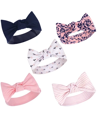 Yoga Sprout Baby Girls Cotton Headbands 5pk