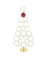 Kurt Adler 42-Inch Gold Metal Tree Rack