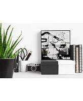 Giant Art 30" x 30" In Motion Iii Art Block Framed Canvas
