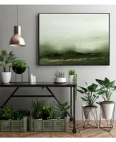 Giant Art 20" x 16" Verdant Iii Art Block Framed Canvas