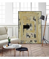 Giant Art 20" x 16" Nickels Dimes Iii Art Block Framed Canvas