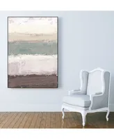 Giant Art 36" x 24" Strata Horizon Ii Art Block Framed Canvas