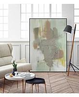 Giant Art 32" x 24" Retro Splash Iii Art Block Framed Canvas
