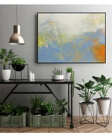 Giant Art 40" x 30" Lux Ii Art Block Framed Canvas