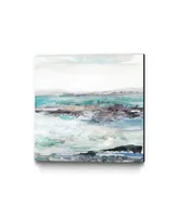 Giant Art 30" x 30" Sea Foam I Museum Mounted Canvas Print