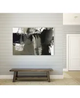 Giant Art 32" x 24" Midnight Abstract Vi Museum Mounted Canvas Print