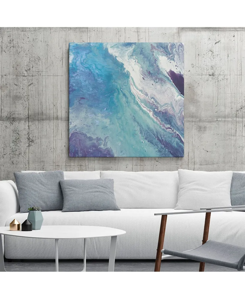 Giant Art 30" x 30" Water From Above Ii Museum Mounted Canvas Print