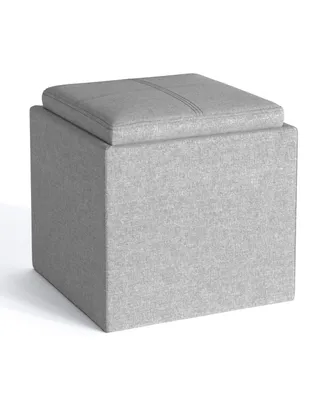 Rockwood Contemporary Square Cube Storage Ottoman