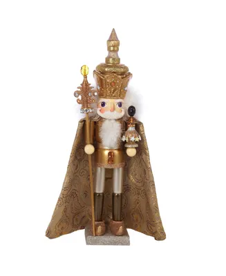 Kurt Adler 18-Inch Hollywood Gold King Nutcracker