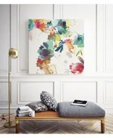 Giant Art Glitchy Floral Ii Museum Mounted Canvas Print