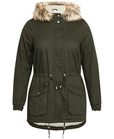 City Chic Women's Explorer Parker Jacket