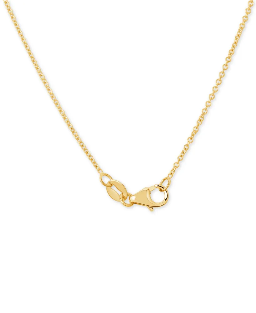 Diamond Cross Pendant Necklace (1/3 ct. t.w.) in 14k Gold, 16" + 2" Extender