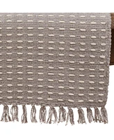 Saro Lifestyle Dashed Woven Long Table Runner