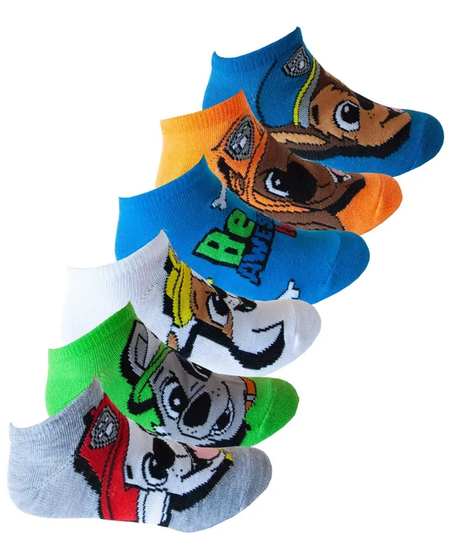 Disney Little Boys 6-Pk. Justice League No-Show Socks - Macy's