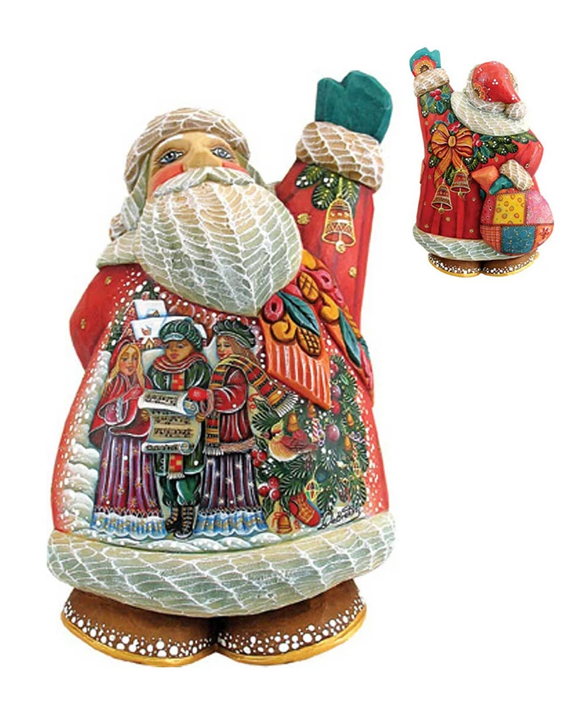 G.DeBrekht Christmas Chorus Santa Figurine