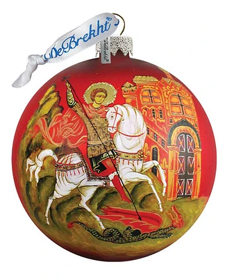 G.DeBrekht Icon Saint George Ball Glass Ornament