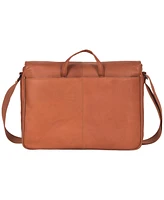 Colombian Leather Crossbody 15.6" Laptop & Tablet Messenger Bag