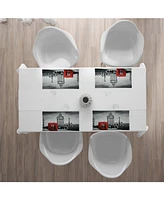 Ambesonne London Place Mats, Set of 4