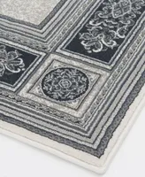 Closeout! Km Home Sanford Milan 2831OF69MA Gray 5'3" x 7'7" Area Rug