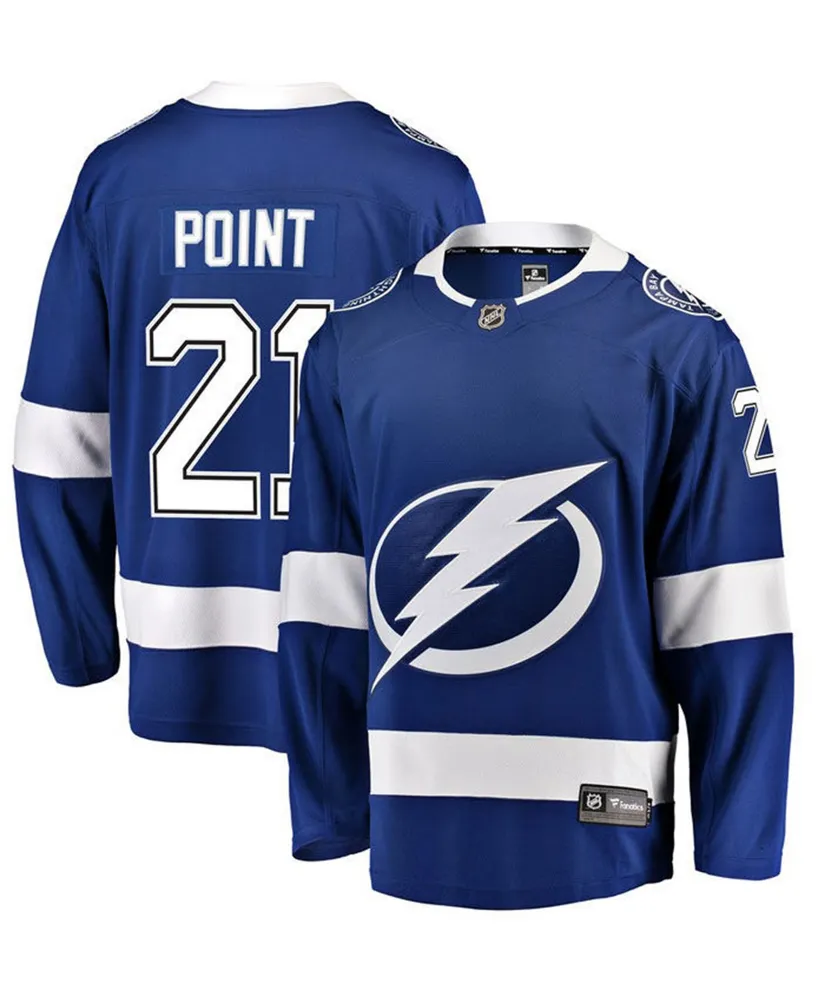 Men's Fanatics Brayden Point Blue Tampa Bay Lightning Home Premier Breakaway Player Jersey