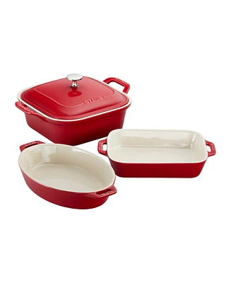 Staub Ceramics 4-pc Mixed Baking Dish Set