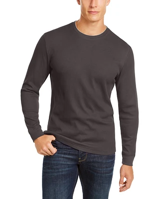 Club Room Men's Thermal Crewneck Shirt, Created for Macy's