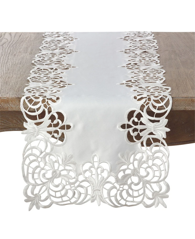 Saro Lifestyle Cutwork Design Runner