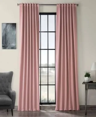 Exclusive Fabrics Furnishings Weighted Hem Curtain Panels