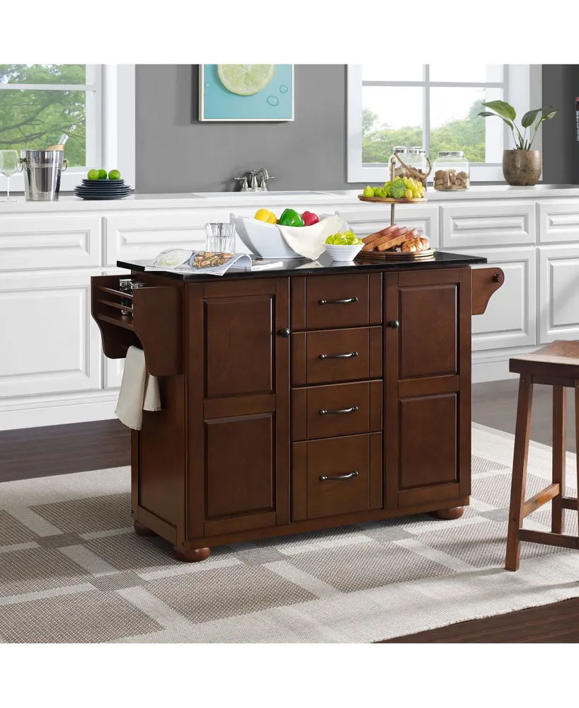 Crosley Eleanor Granite Top Kitchen Island