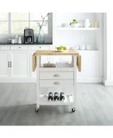 Crosley Bristol Double Drop Leaf Kitchen Cart