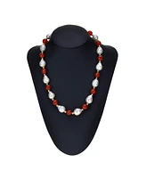 White Baroque Freshwater Cultured Pearl (12