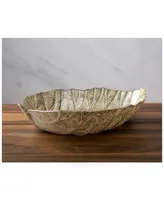 Classic Touch gold tone Leaf Shaped Dish