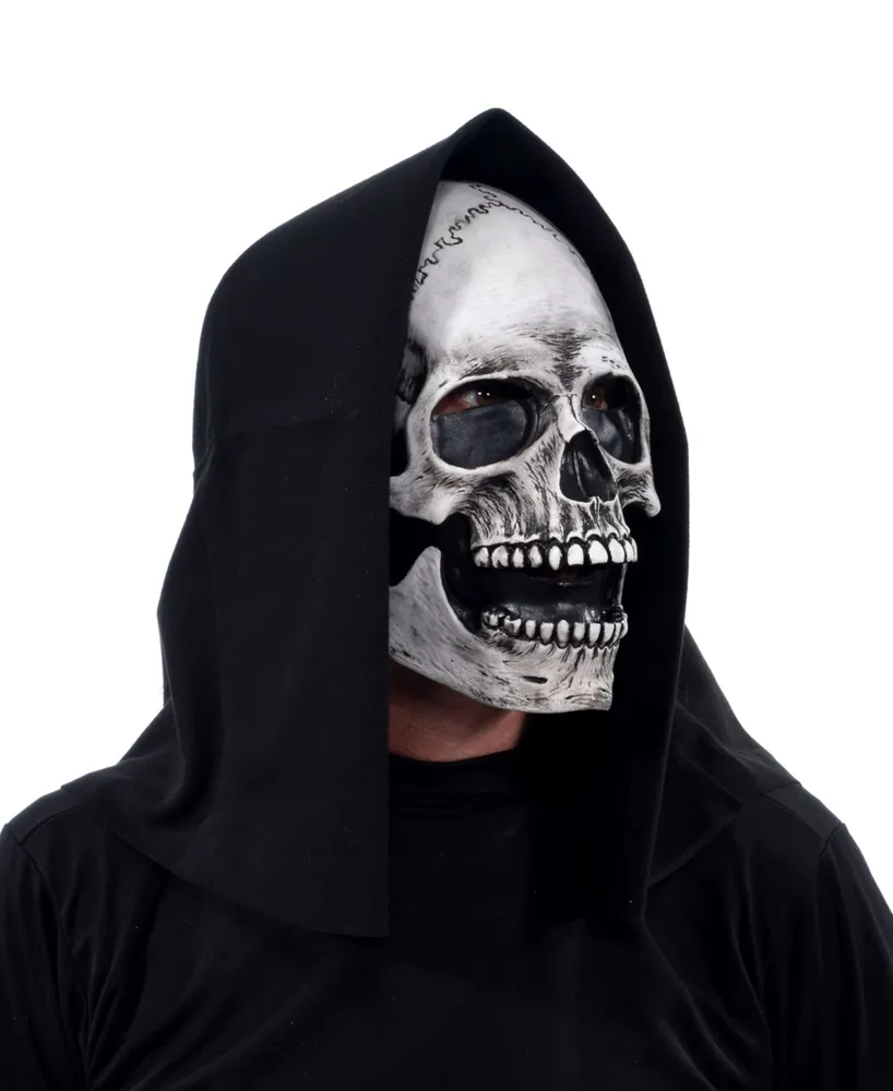 ZagOne Size Studios Glow Grim Skull Uv Latex Adult Costume Mask One Size