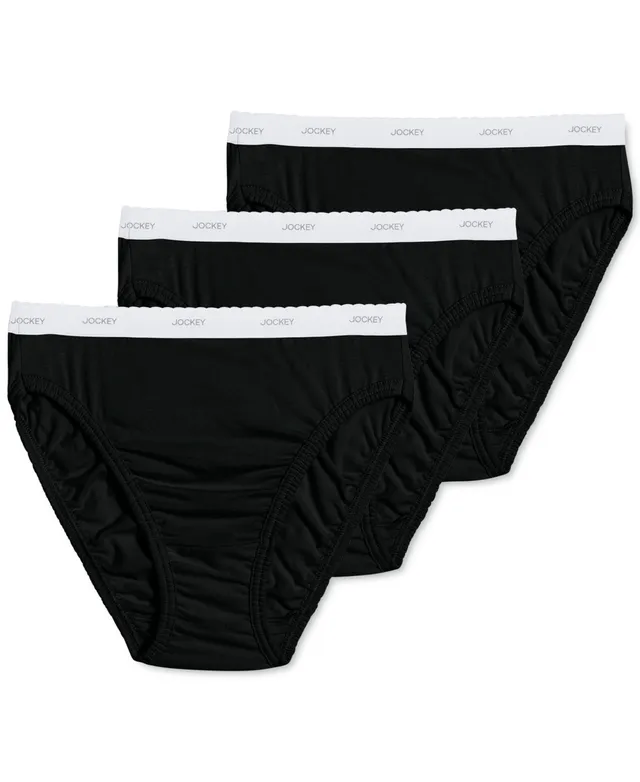 Jockey Seamfree Matte and Shine Hi-Cut Underwear 1306, Extended Sizes