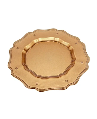 Godinger Mariloo Charger Plate Gold