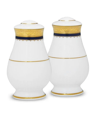 Noritake Odessa Cobalt Gold Salt & Pepper