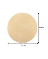 Cook N Home Heavy Duty Cordierite 16-Inch Round Bread Stone for Oven and Grill,Pizza Grilling Baking Stone with Scraper