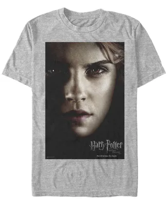 Fifth Sun Harry Potter Men's Deathly Hallows Hermione Big Face Poster Short Sleeve T-Shirt
