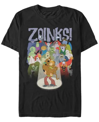 Fifth Sun Scooby-Doo Men's Scaredy Shaggy Zoinks Short Sleeve T-Shirt