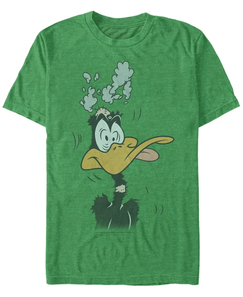 Fifth Sun Looney Tunes Men's Daffy Duck Brain Fried Short Sleeve T-Shirt